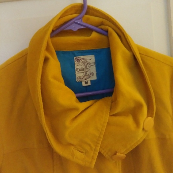 TULLE Jacket in Yellow Mustard - Picture 4 of 10